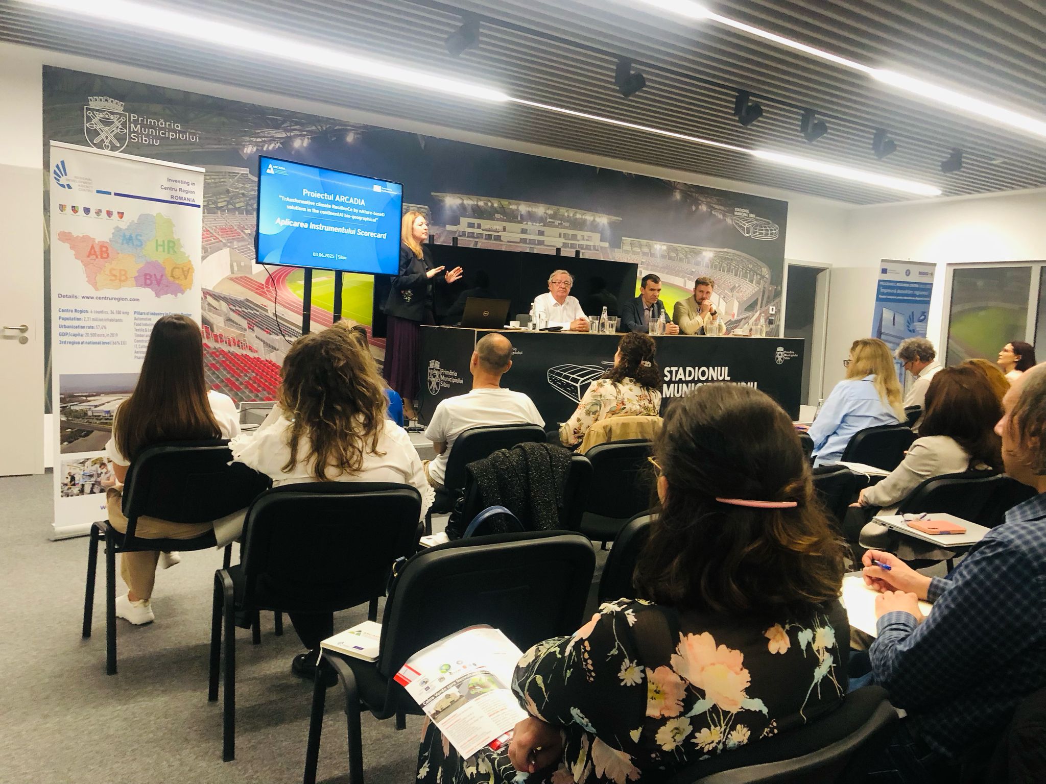 The recent ARCADIA workshop, which took place in Romania.